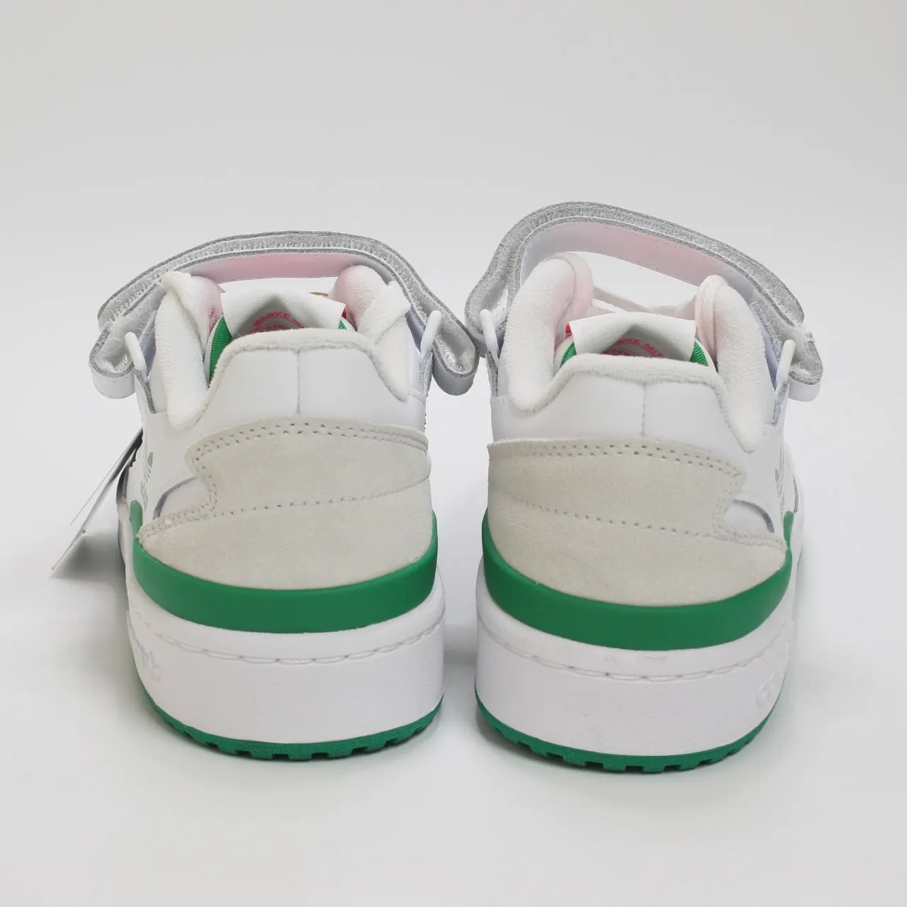 adidas Forum 84 Low White Greenlucid Pink Trainers