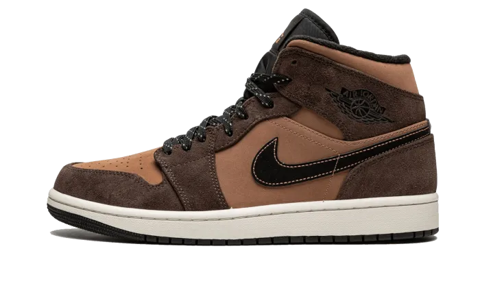 Air Jordan 1 Mid Earthy Brown