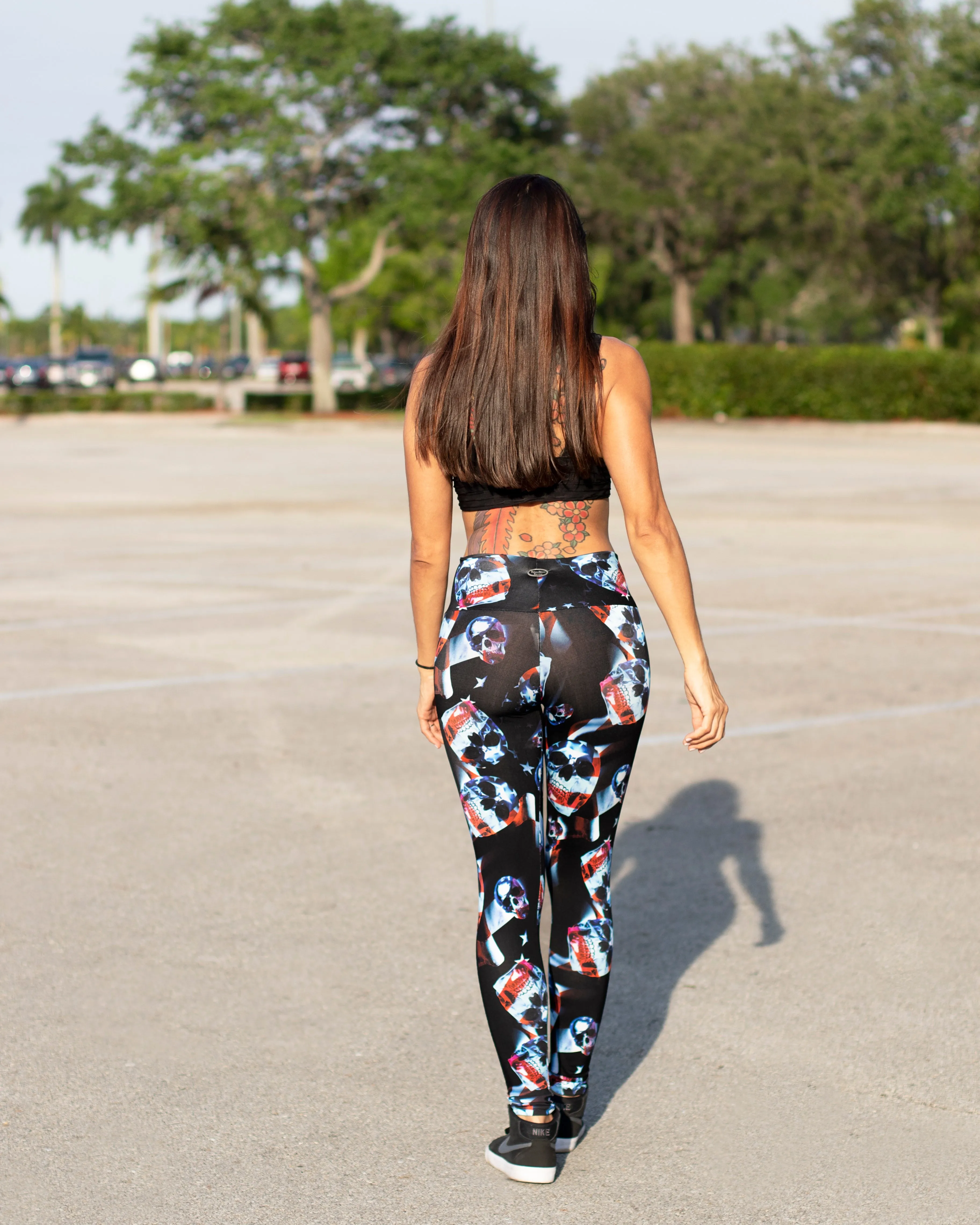 American Skull Leggings