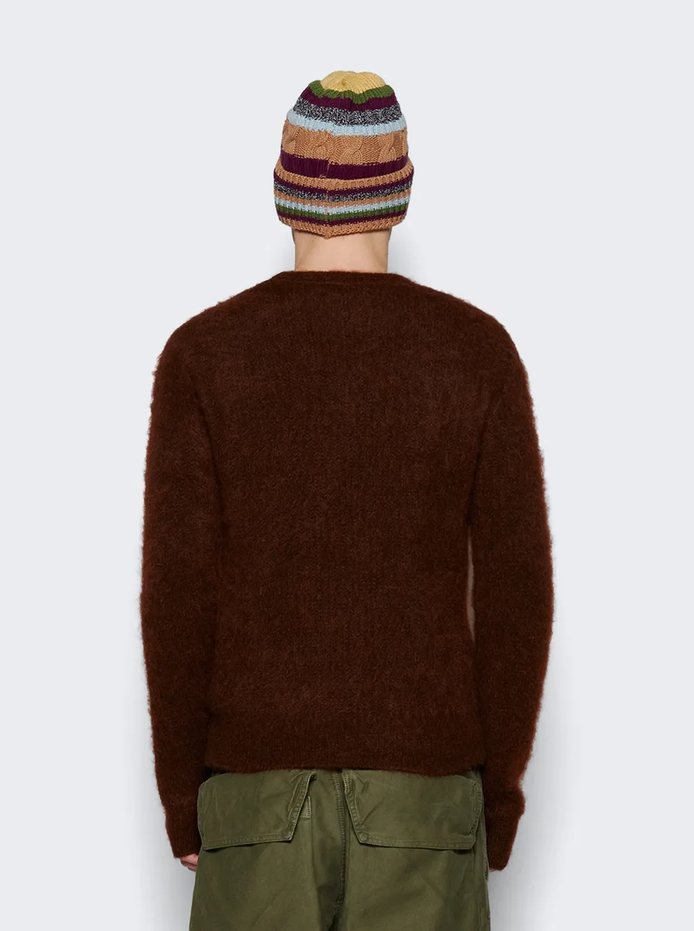 Amiri   Turn Table Sweater Brown 