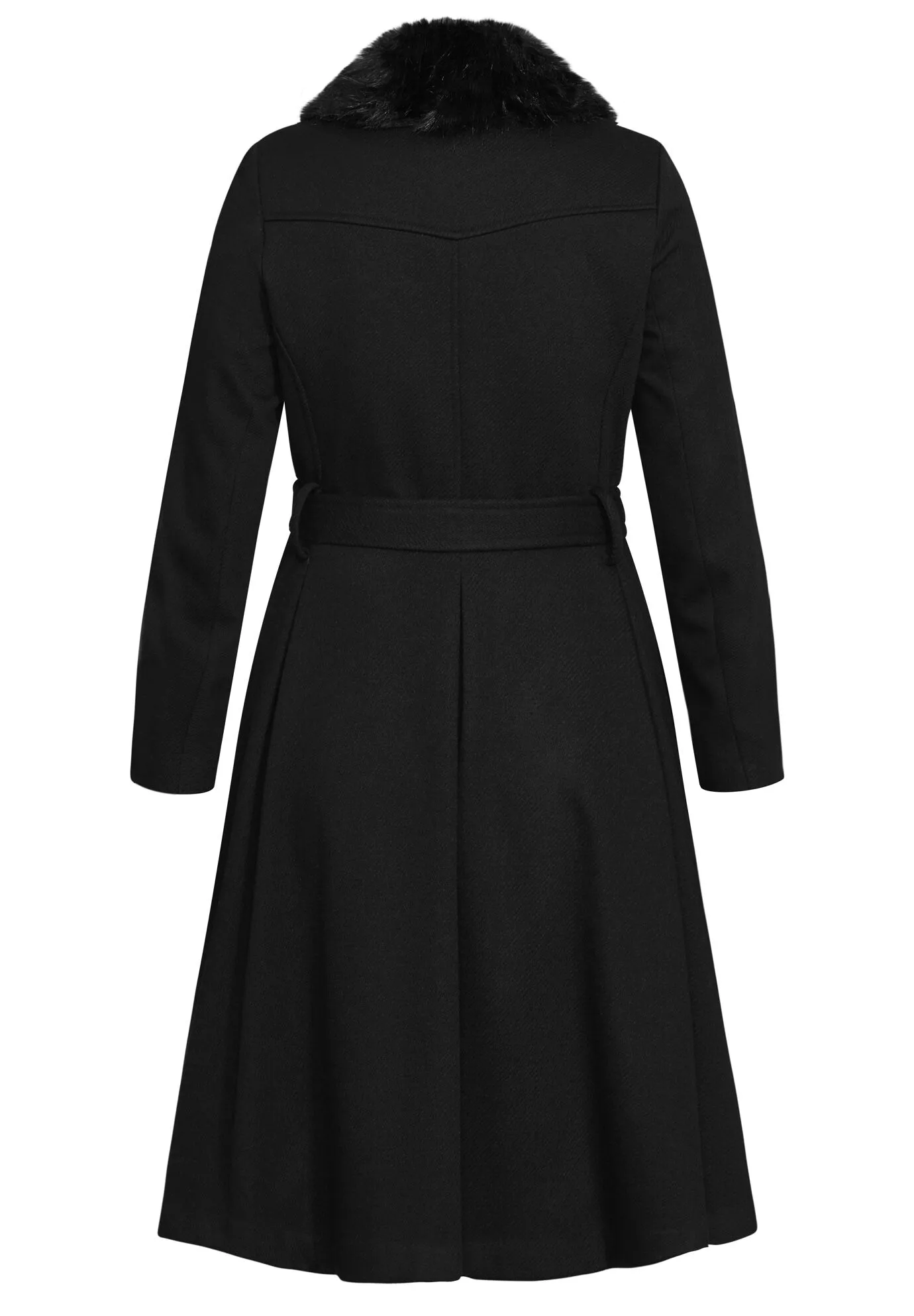 Blushing Belle Coat - black