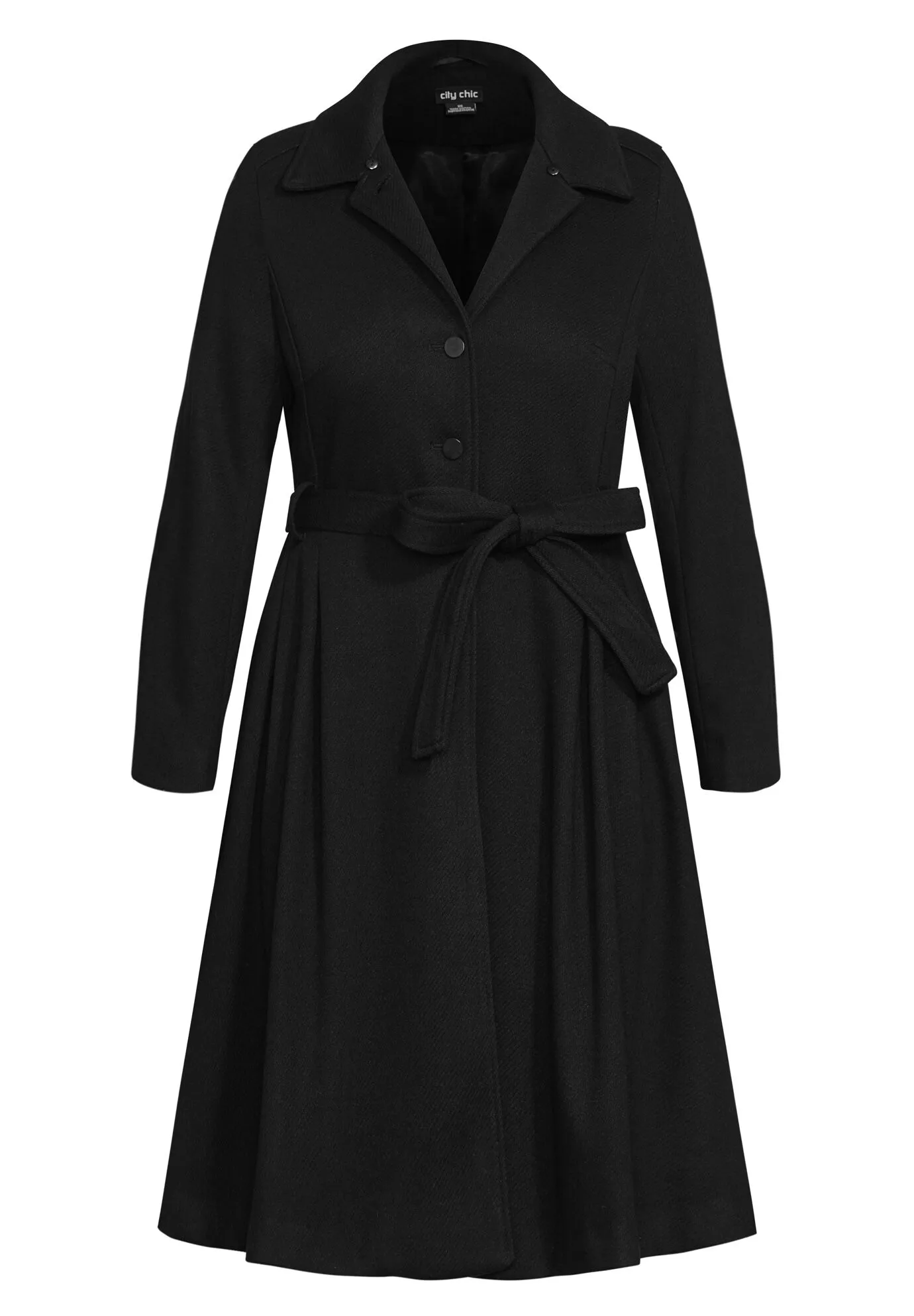 Blushing Belle Coat - black