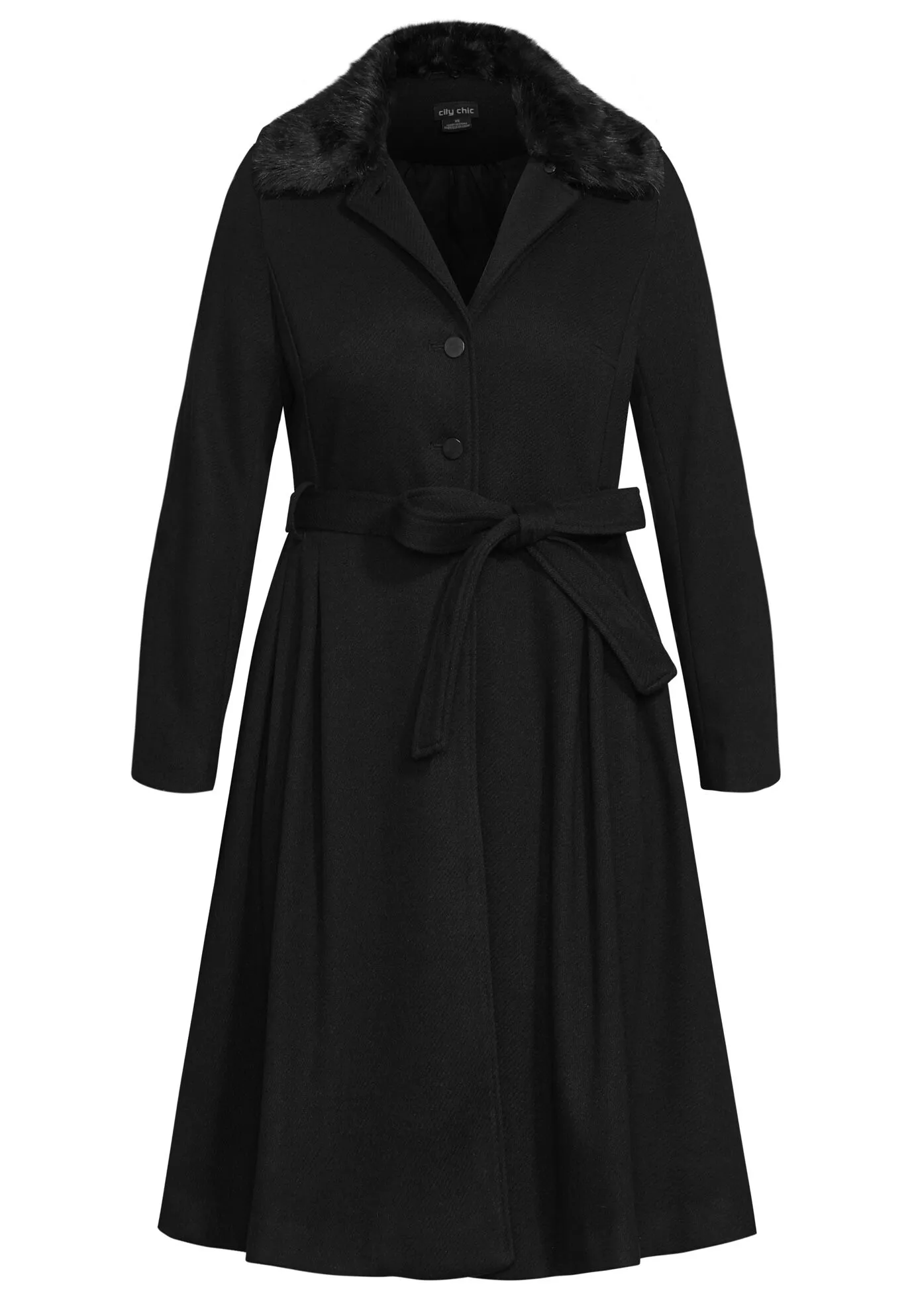 Blushing Belle Coat - black