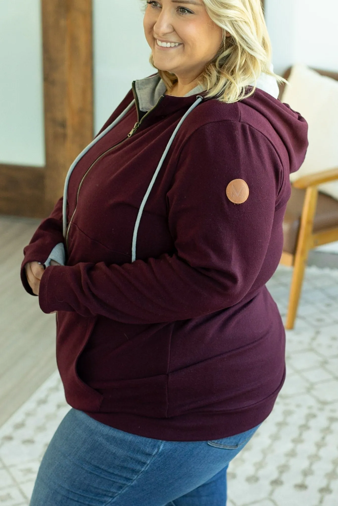 Classic FullZip - Burgundy