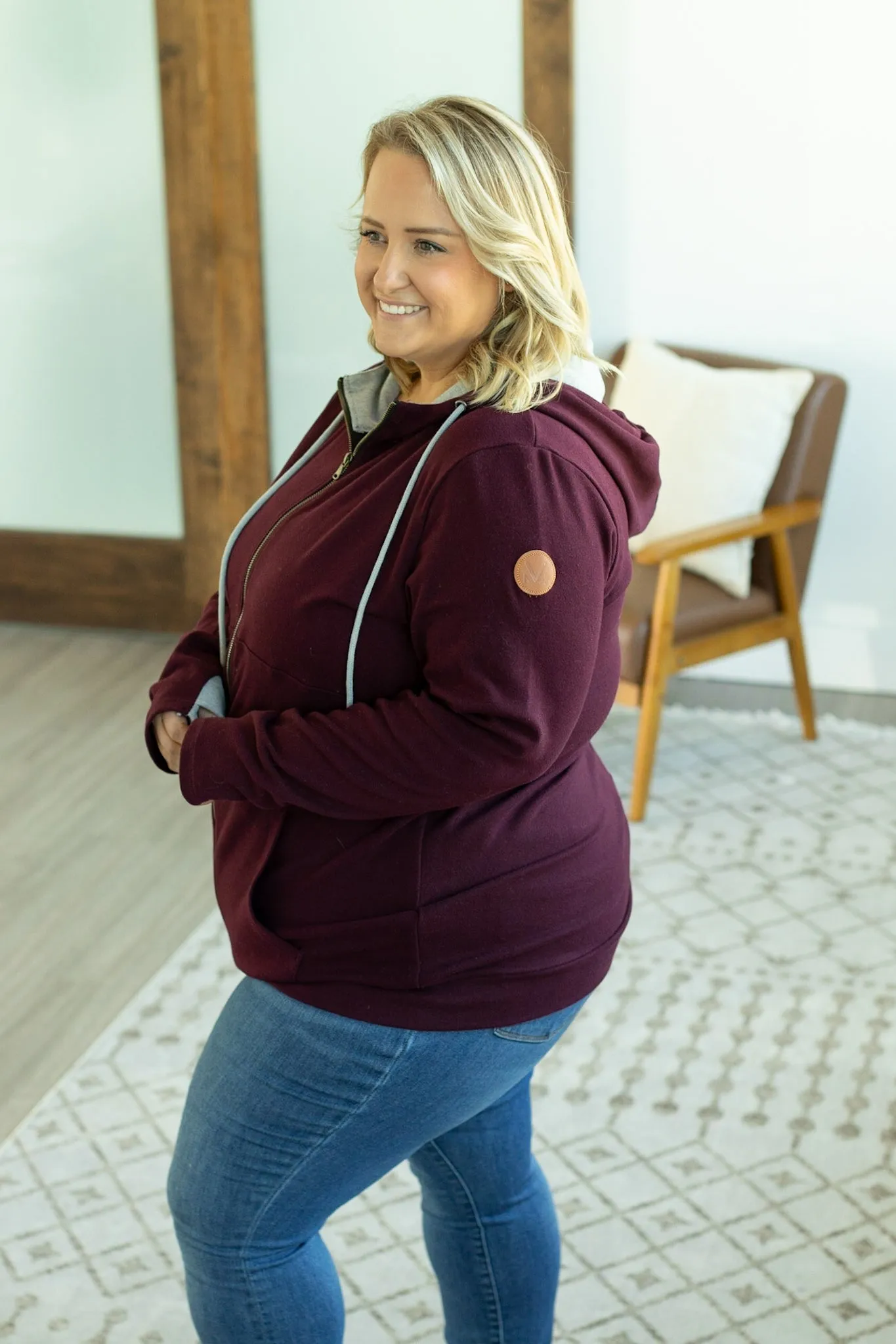 Classic FullZip - Burgundy