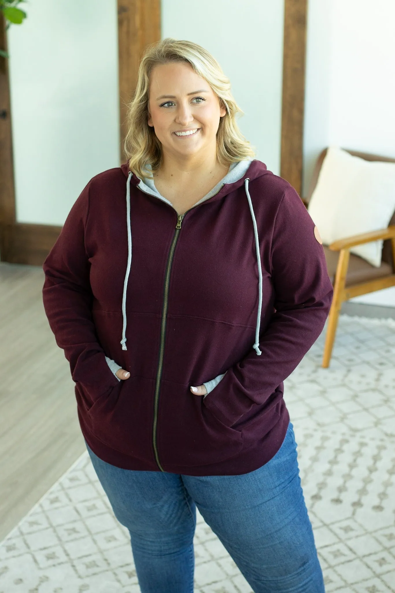 Classic FullZip - Burgundy