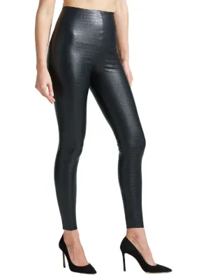 Commando Faux Leather Animal Leggings Croc ()