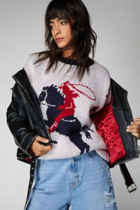 Cowgirl Knitted Sweater