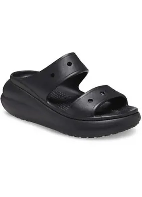 Crocs Black Classic Crush Sandals | Grattan