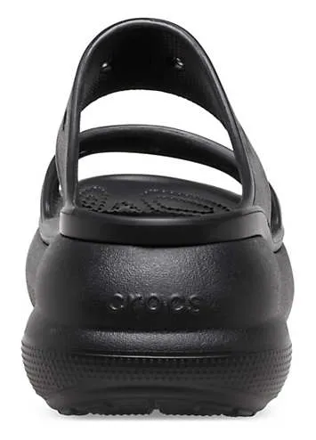 Crocs Black Classic Crush Sandals | Grattan