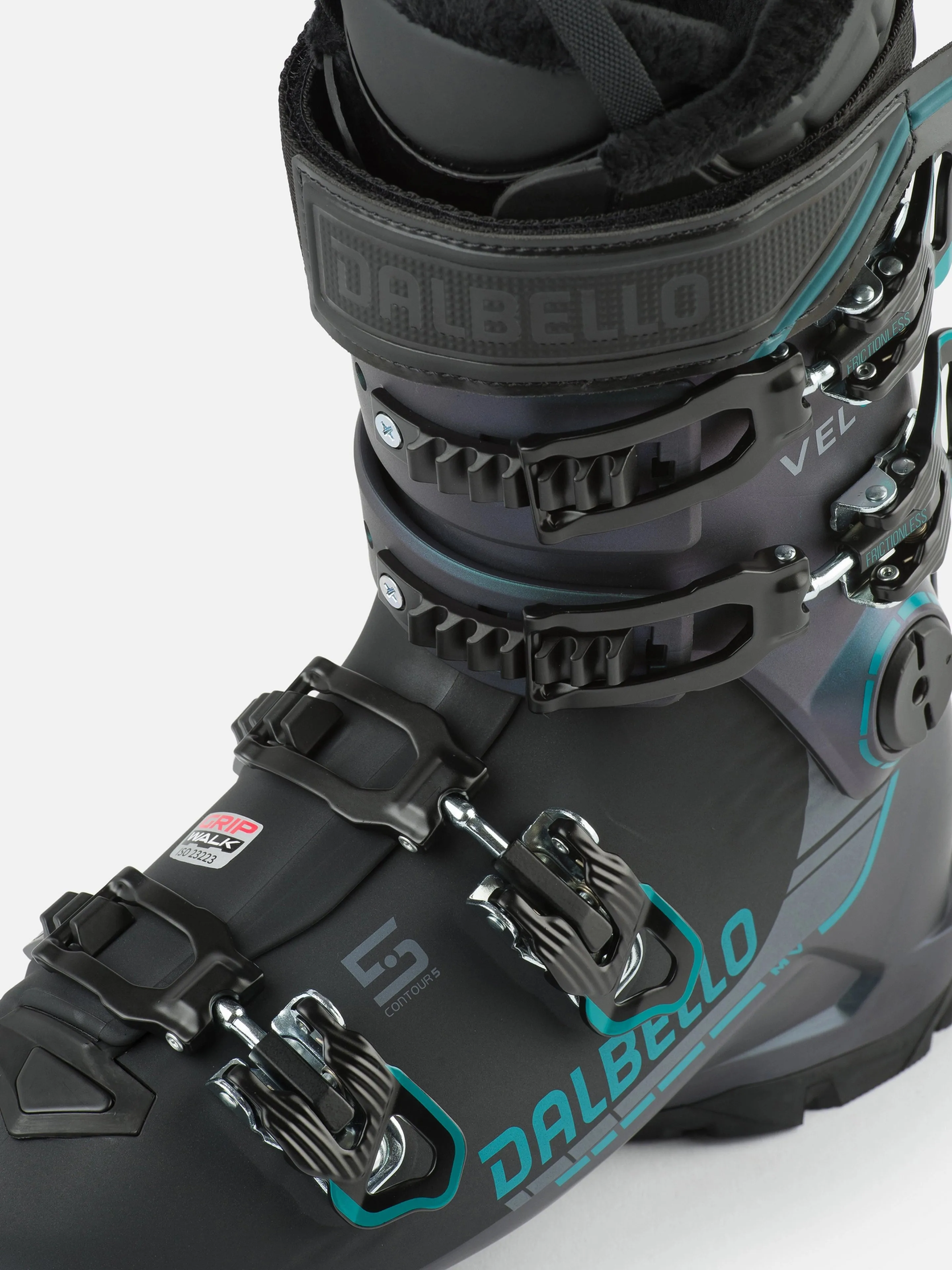 Dalbello Veloce 75 MV Ski Boots 2025 – Opal Green/Black – Enhanced Comfort and Performance for Intermediate Skiers