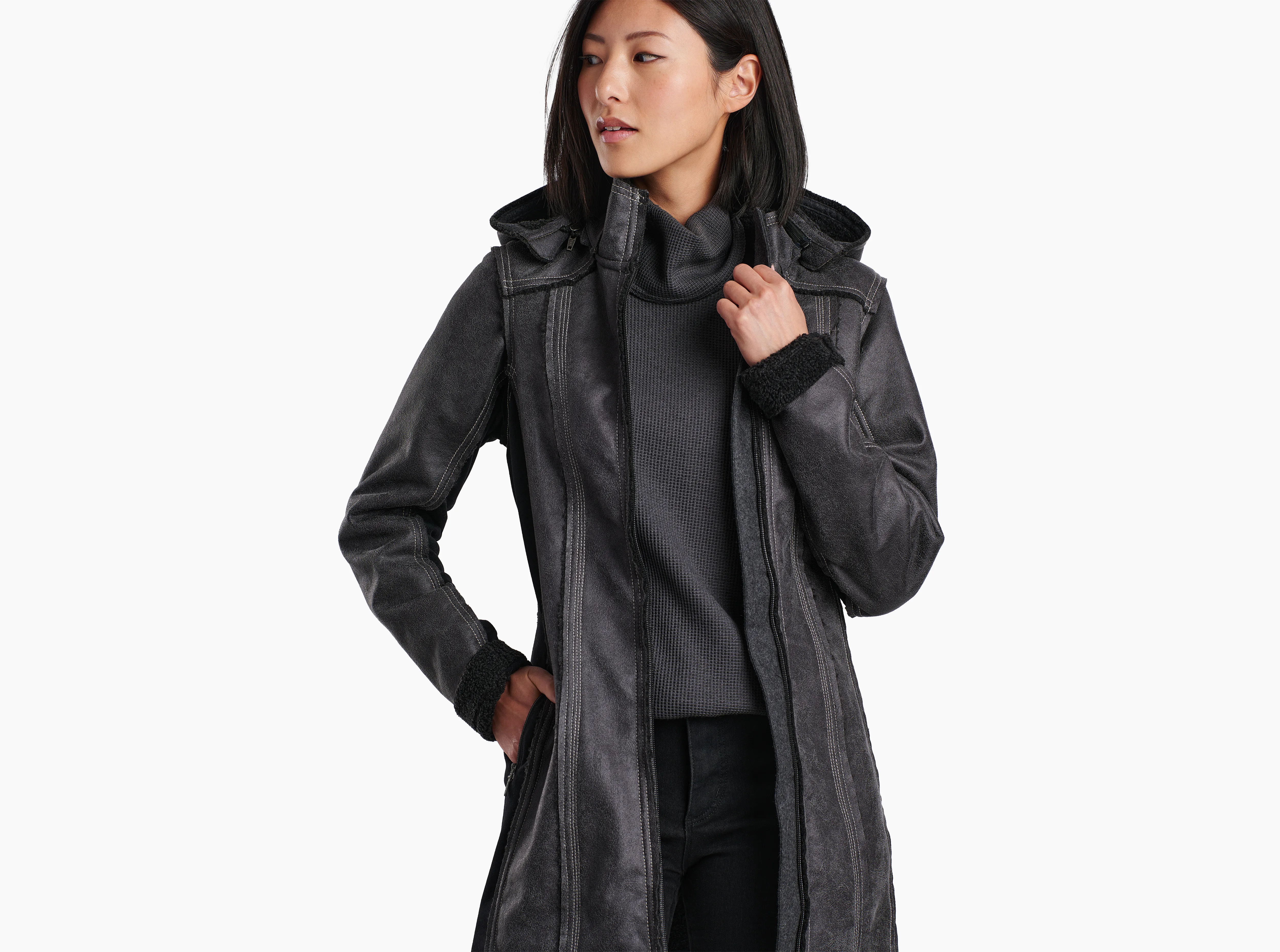 Dani Sherpa™ Trench in Women's Outerwear | KÜHL Clothing