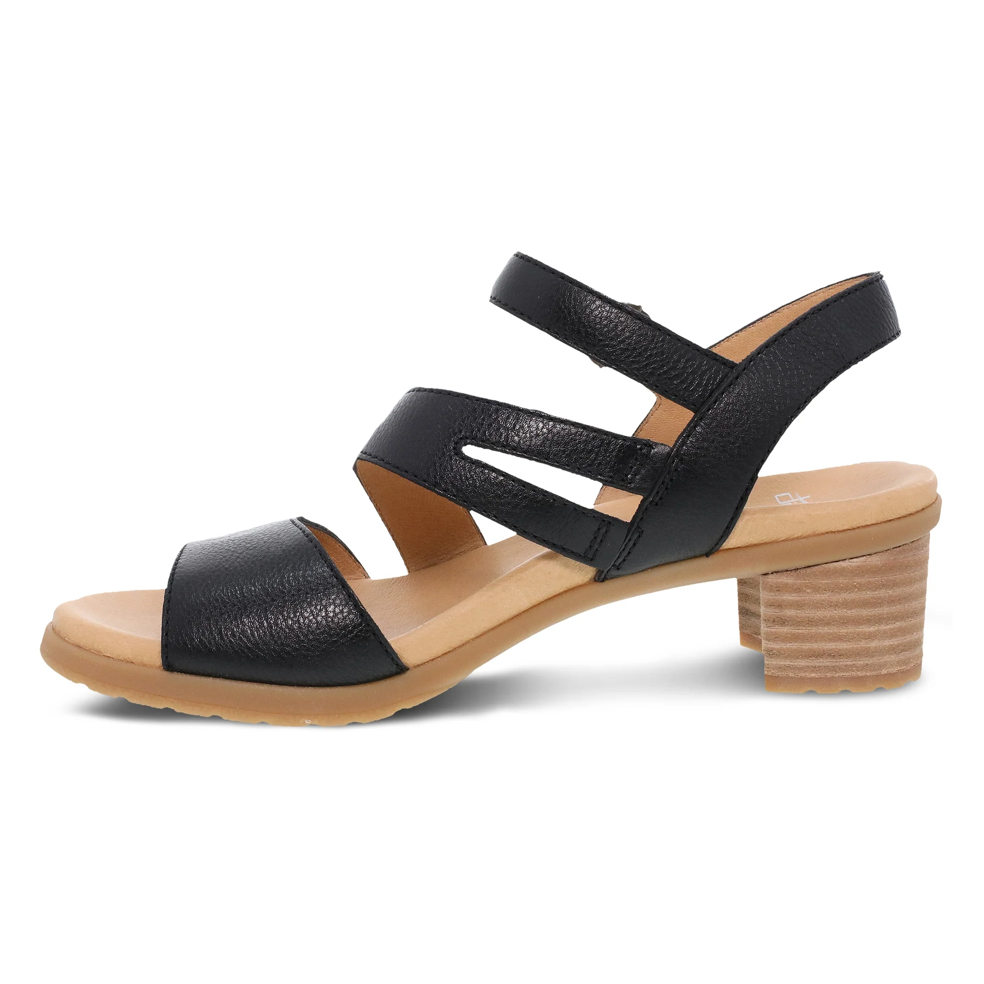 Dansko Women’s Tansy Sandals-Black Nappa