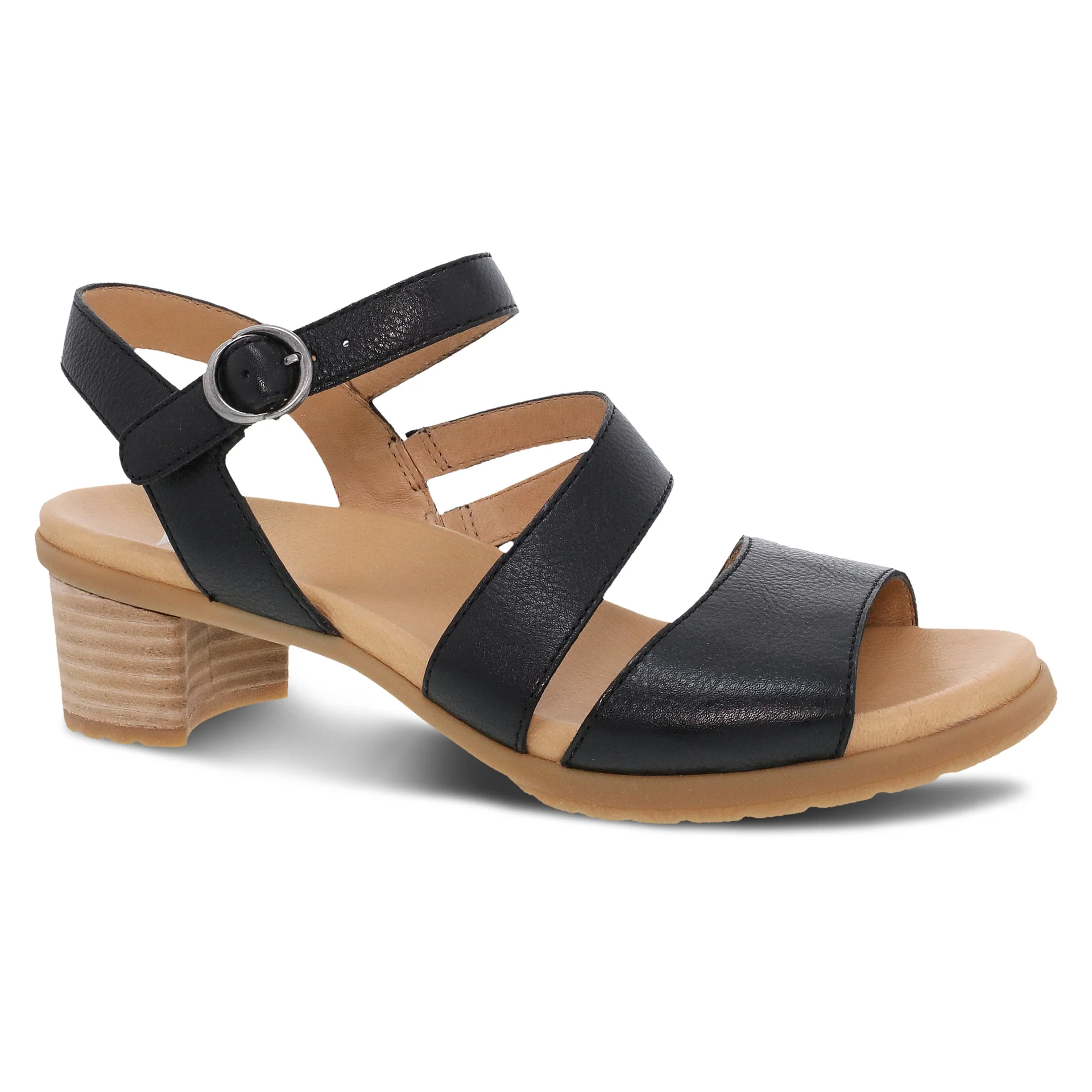 Dansko Women’s Tansy Sandals-Black Nappa