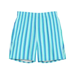 ECO MEN'S SWIM SHORTS - BLUE STRIPES