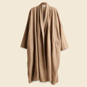 Haori Coat Long - Warm Grey