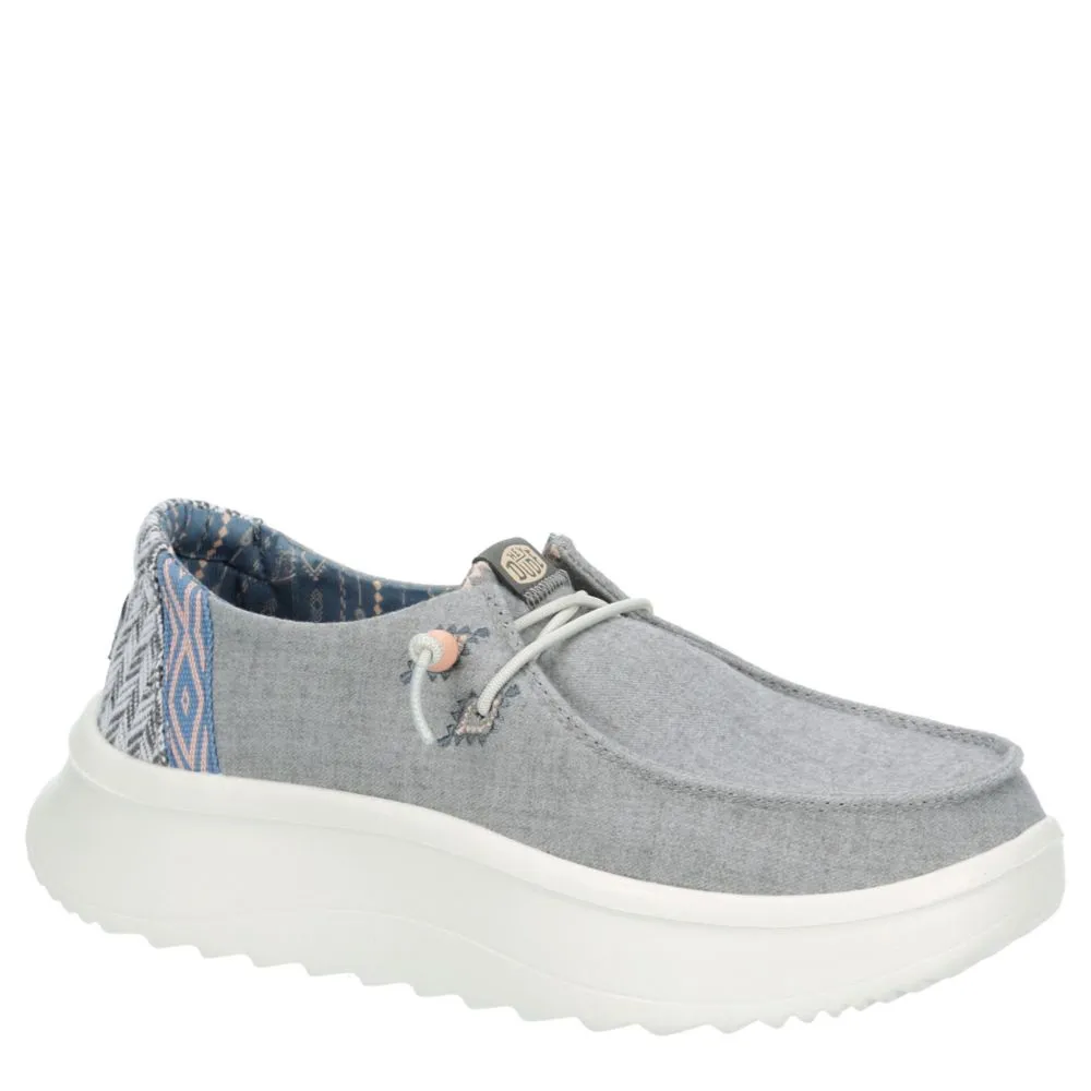 HEYDUDE  WOMENS WENDY PEAK SLIP ON SNEAKER