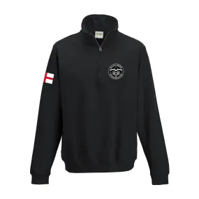 Hoody/Zipped Hoody/Sweatshirt/Qtr Zip Embroidered Logo & Flag on Sleeve – Black Sheep Skins