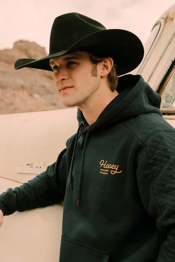 Hooey Men's Canyon Logo Hoody in Navy