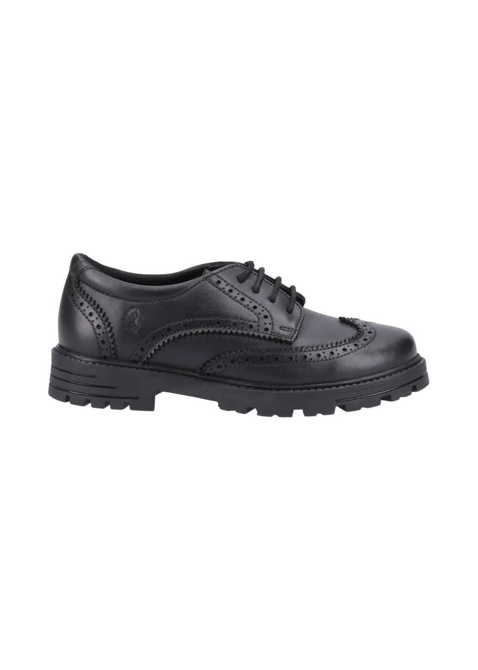 Hush Puppies Girls Black Maxine Senior School Shoes (Older 6-7)