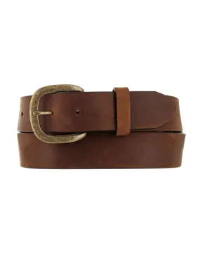 Justin 232BD Work Basic Leather Belt Bark