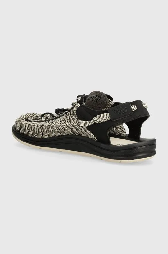 Keen sandals Uneek Flat men's black color 1028876