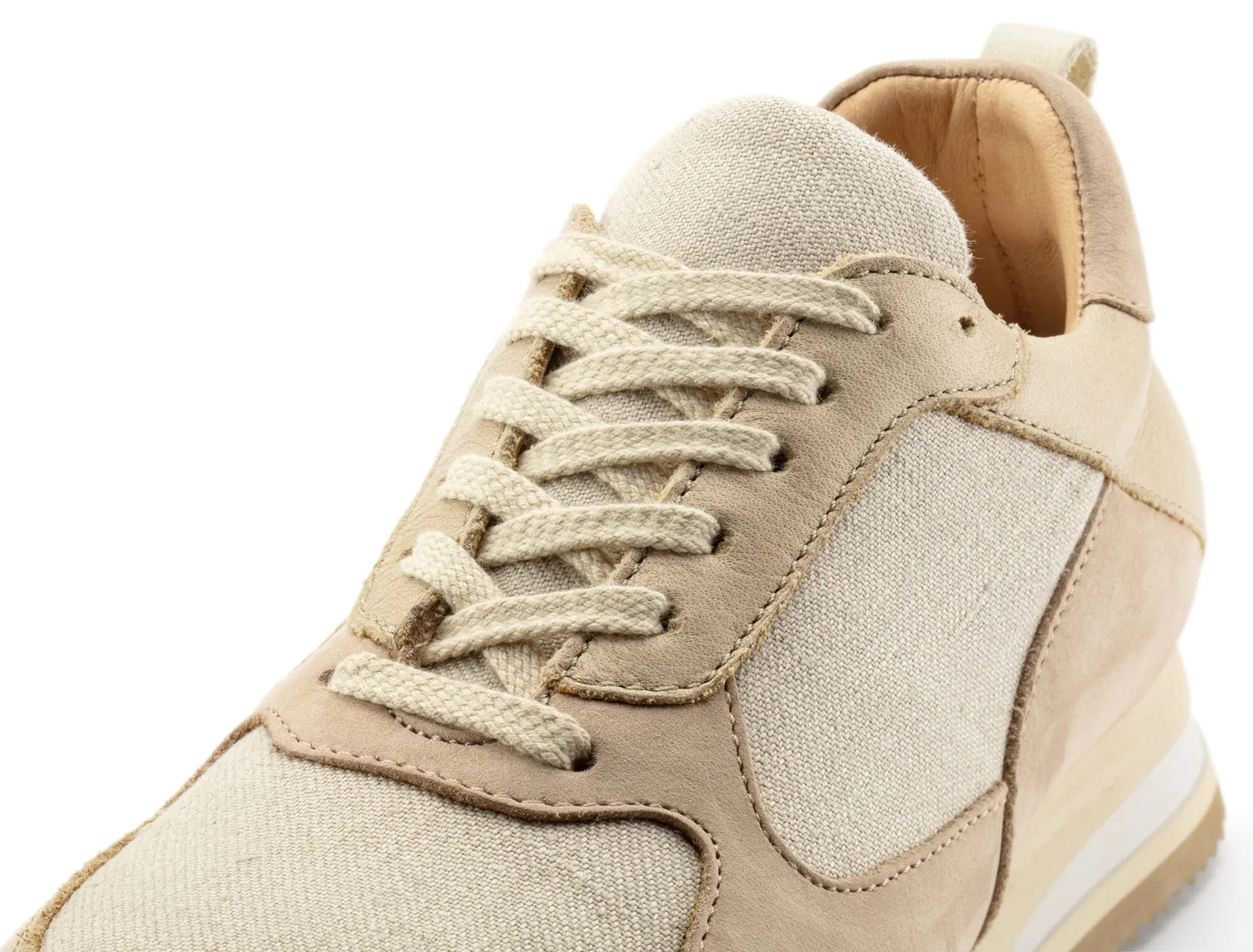 Ladies sneaker, Beige sand | Manufactum