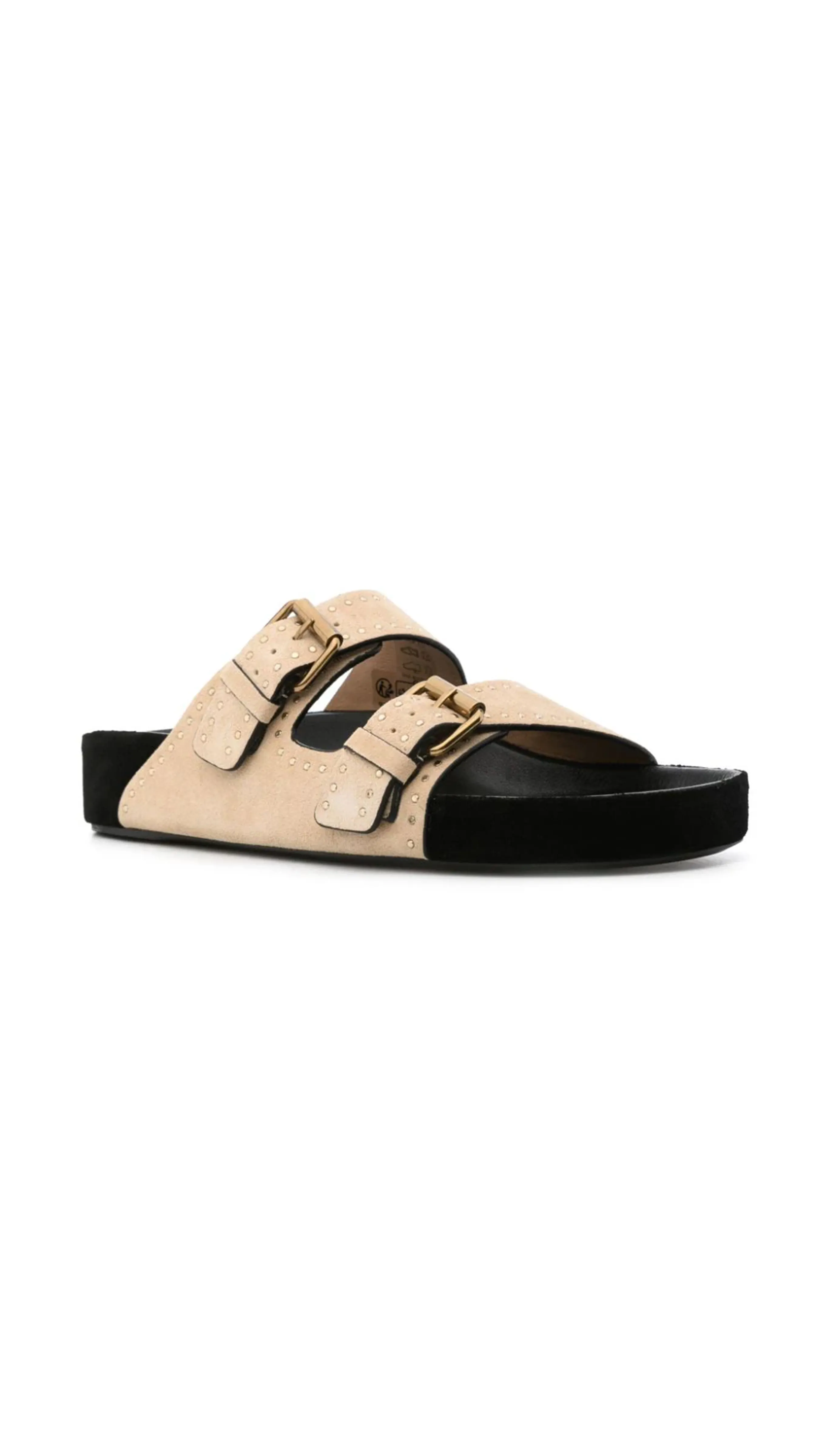 Lennyo Buckle Sandals - Beige