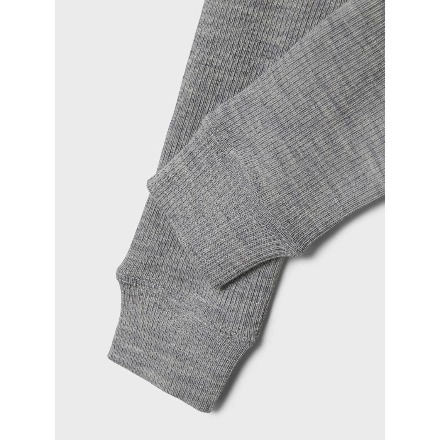 Lil'Atelier Grey Melange Fable Wool Leggings