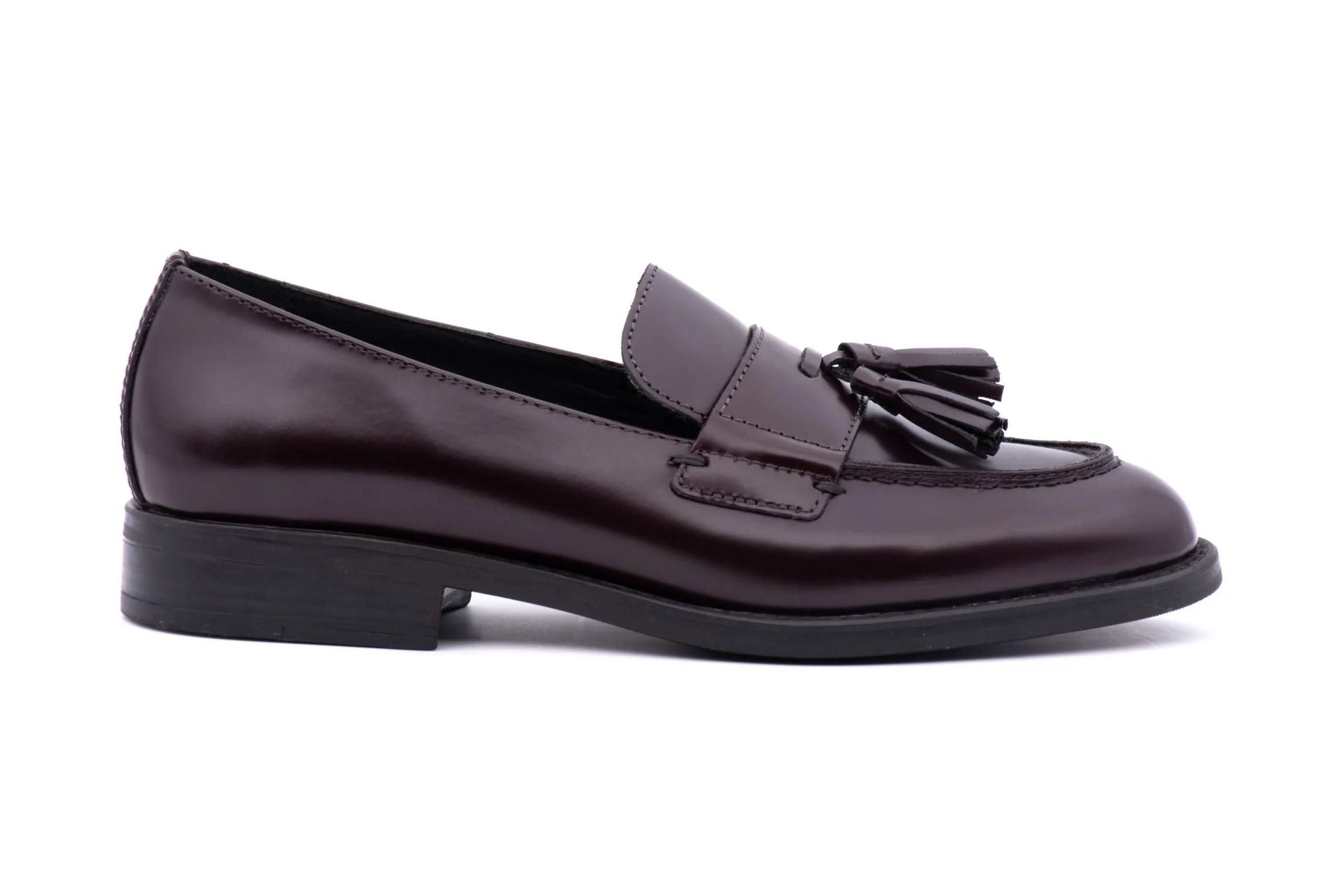 Loafer with Tassels in Brushed Calfskin