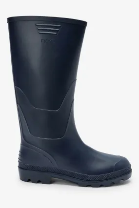 Navy Blue Wellington Boots