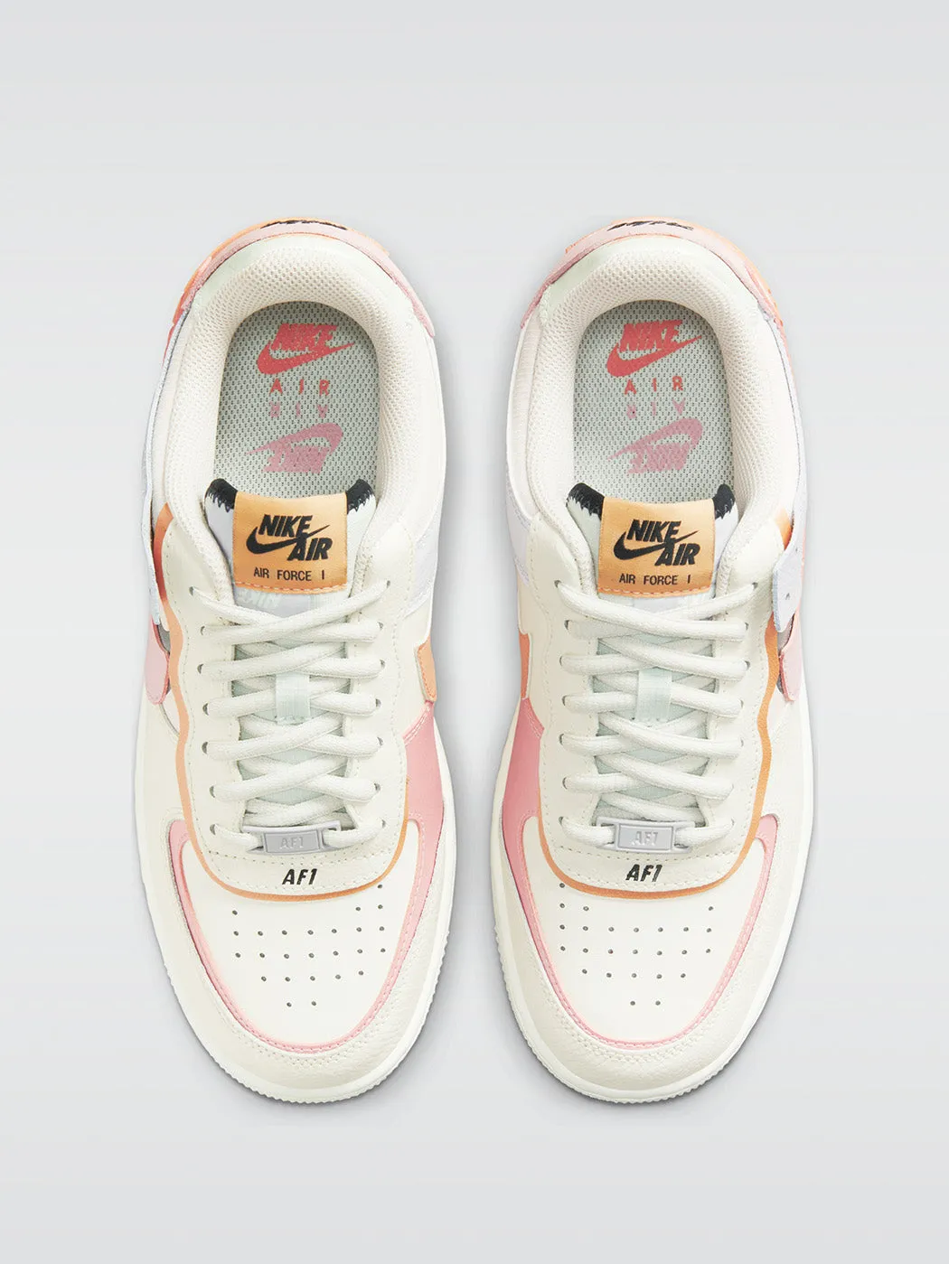 Nike Air Force 1 Shadow - Sail-Pink Glaze-Orange Chalk