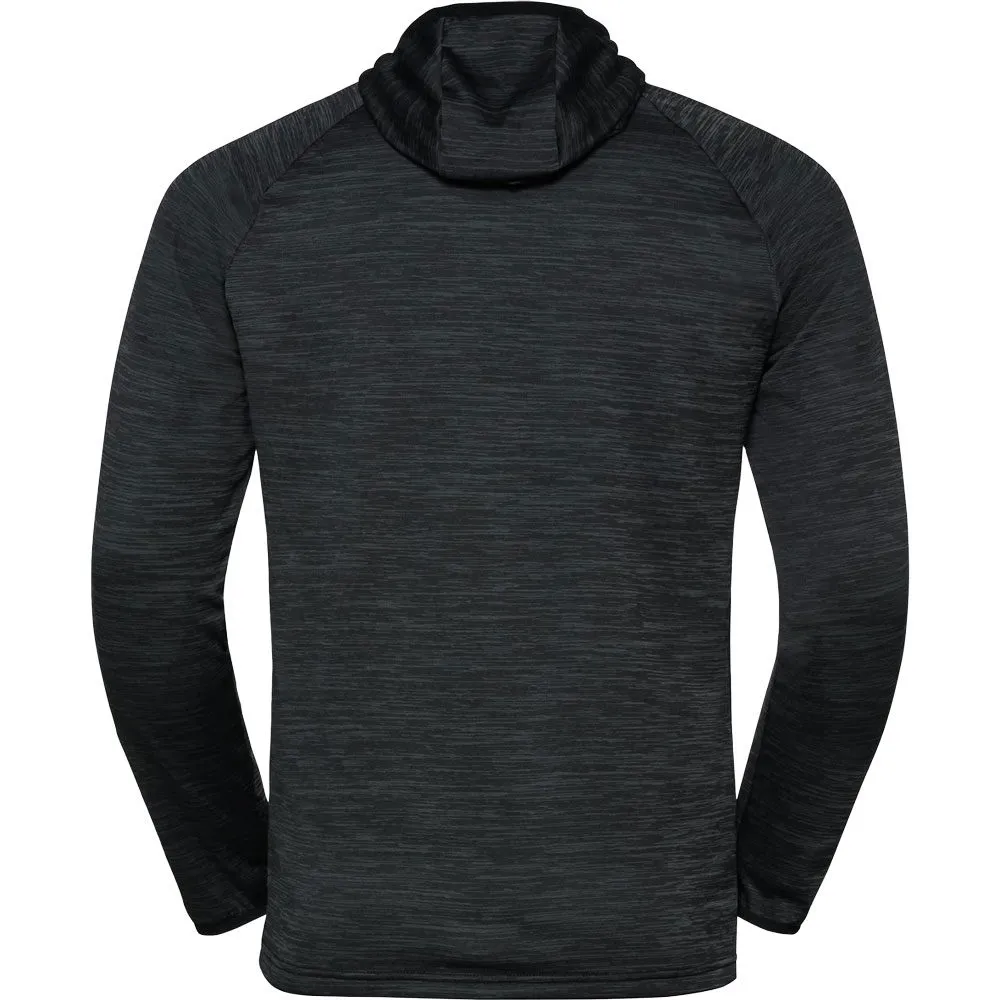 Odlo - Mid Layer Hoody Run Easy Warm Men black melange