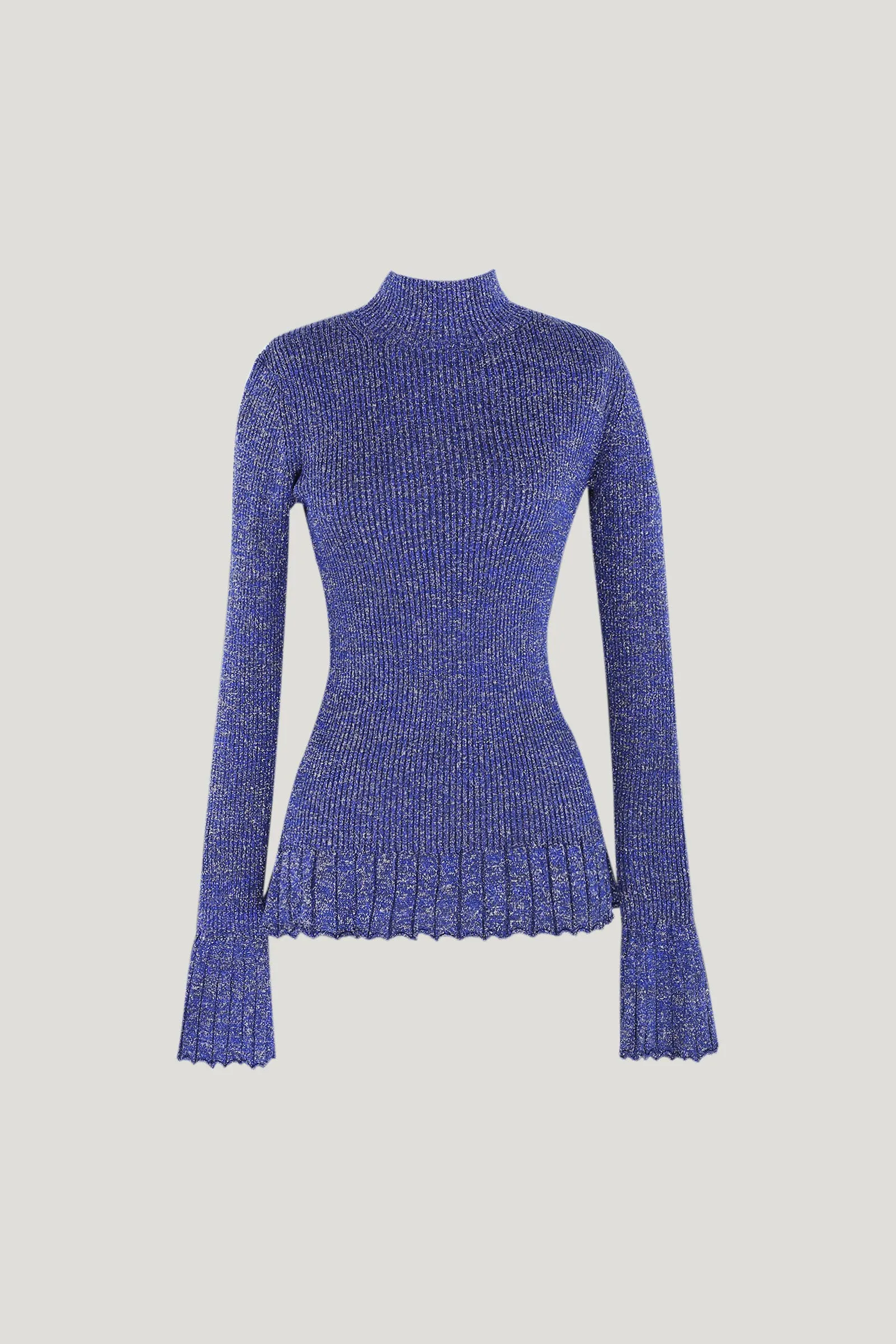 Royal Blue Avery Turtleneck Top