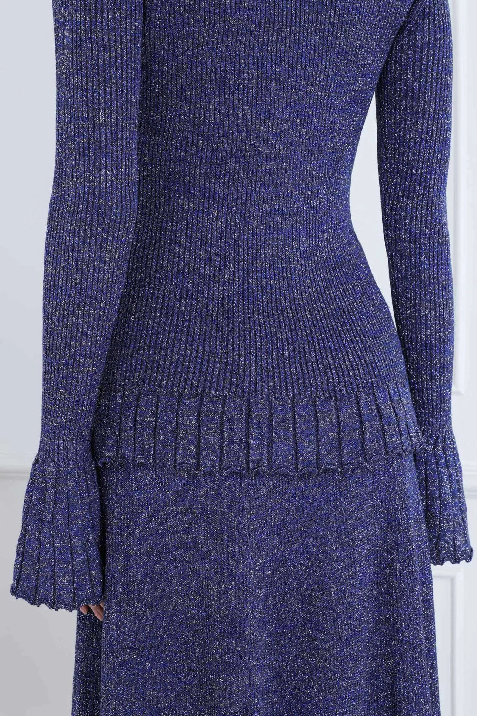 Royal Blue Avery Turtleneck Top