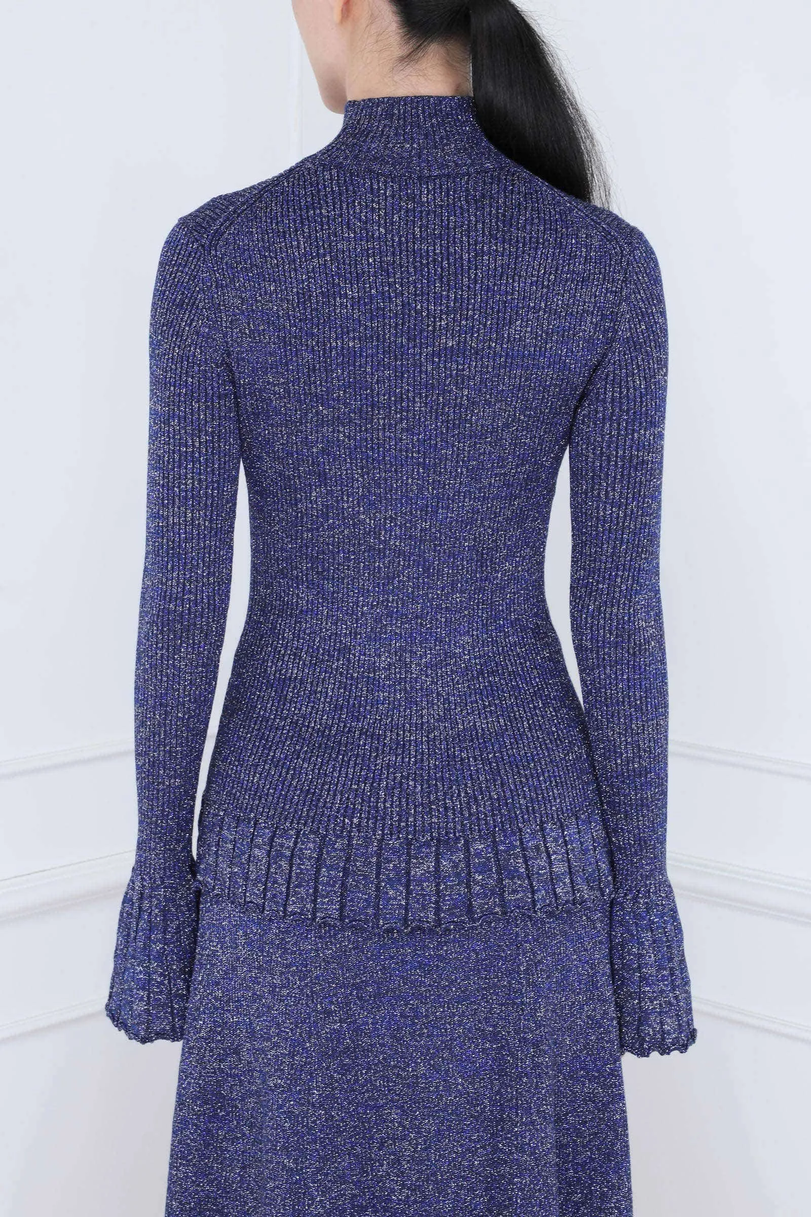 Royal Blue Avery Turtleneck Top