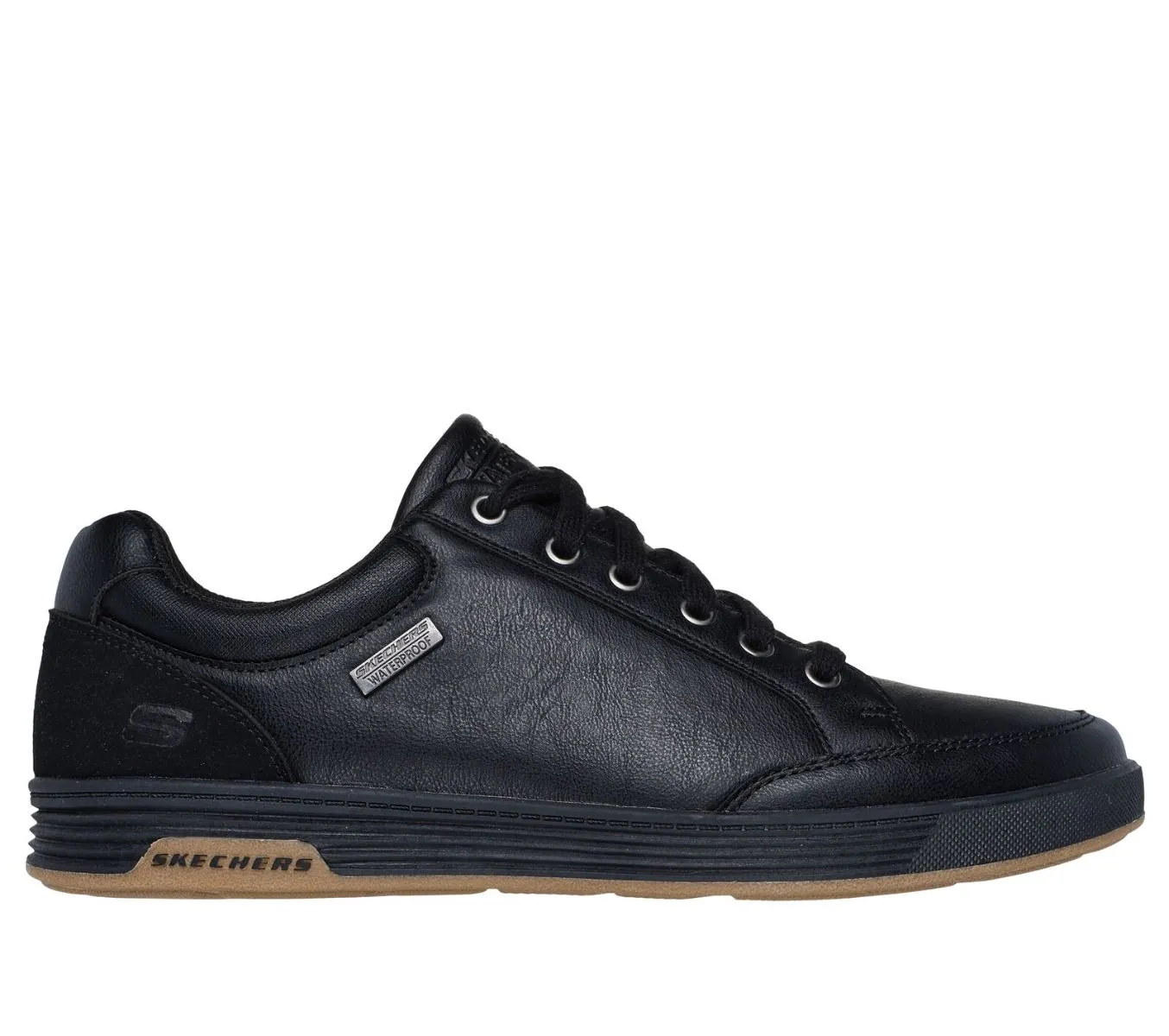 Skechers Cavell Sparkman Lace Up Shoes Black