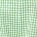 Smak Parlour Green & White Gingham Pleated Shorts