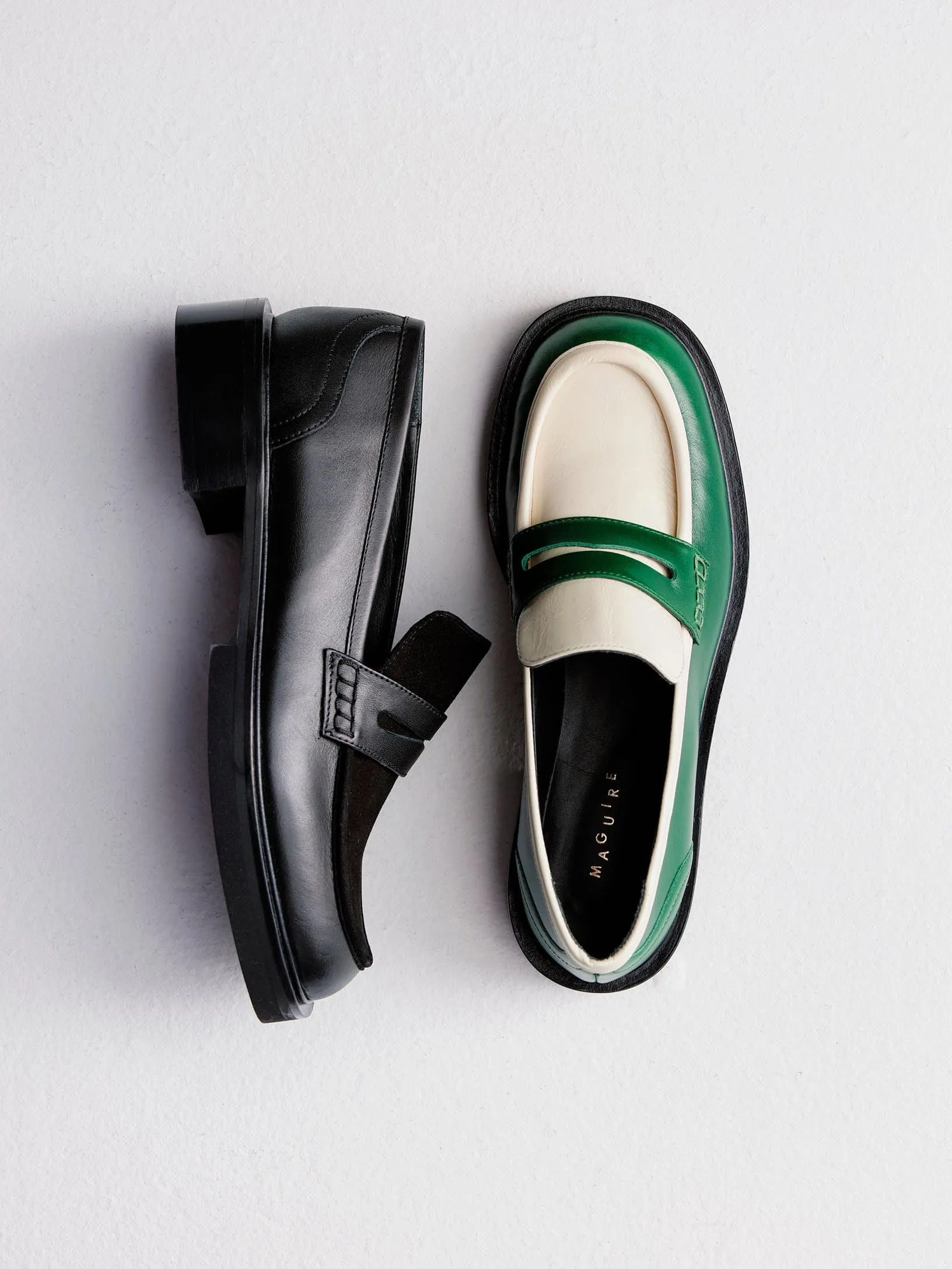 Soza Green Combo Loafer