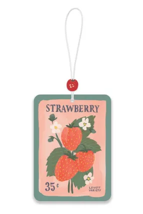 Strawberry Seeds Car Air Freshener