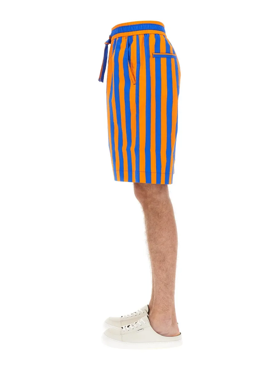 Sunnei Striped Bermuda Shorts