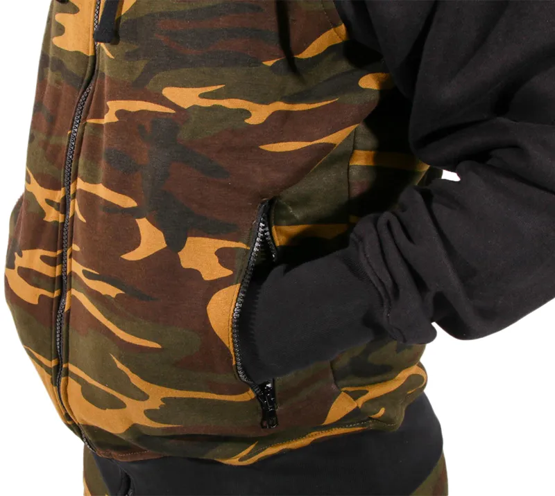 Tactic Carp Hoody Camo with Zip