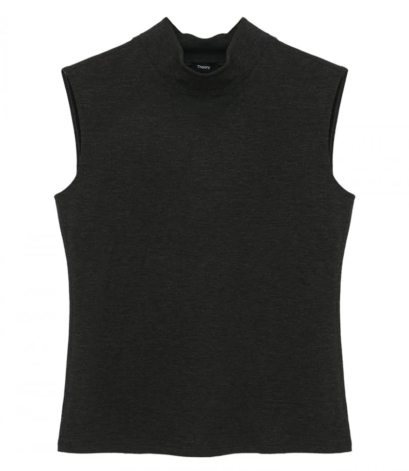 THEORYMOCK NECK SHELL