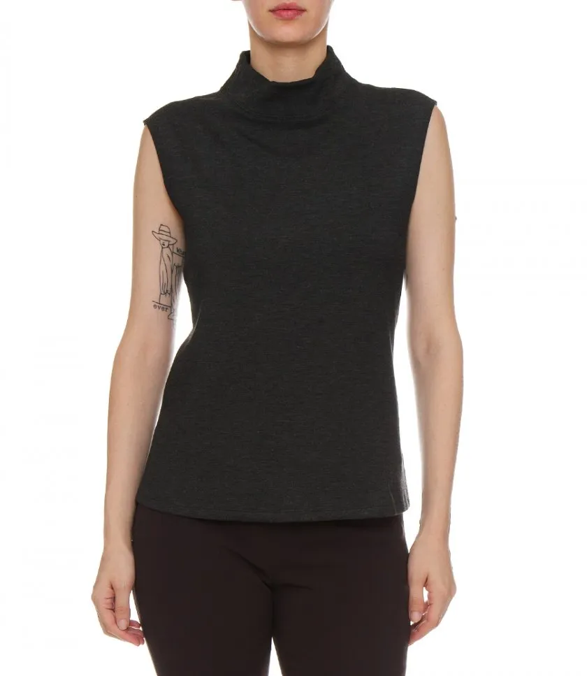 THEORYMOCK NECK SHELL