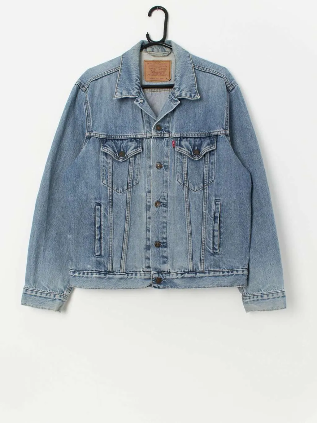 Vintage Levis trucker denim jacket in stonewash blue – Medium