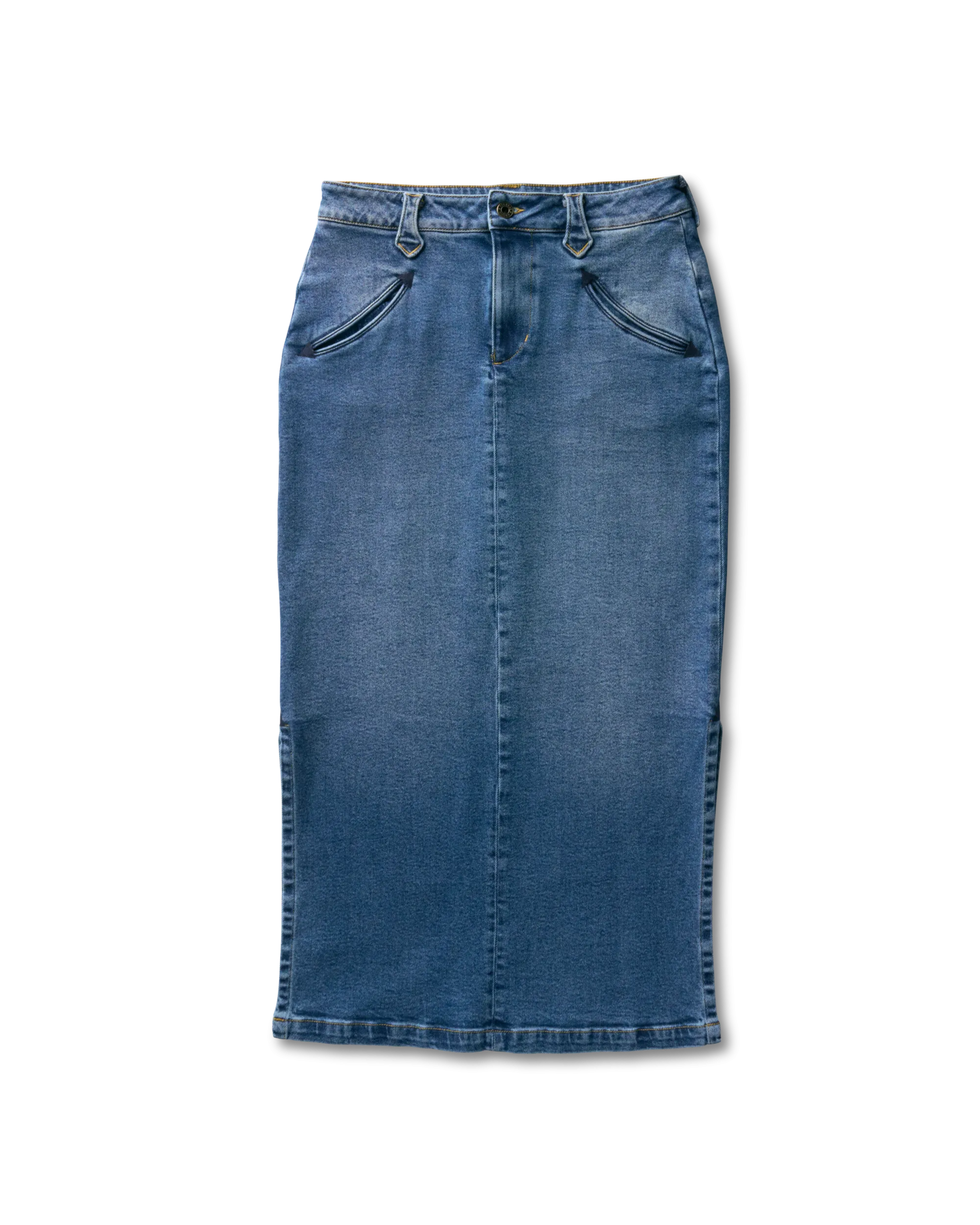 Women's Midi Denim Skirt