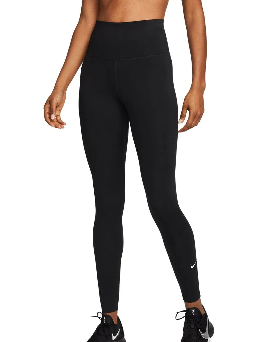 Women's One High Rise Leggings :Black