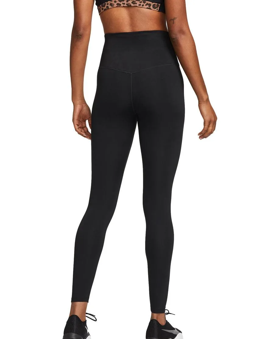 Women's One High Rise Leggings :Black