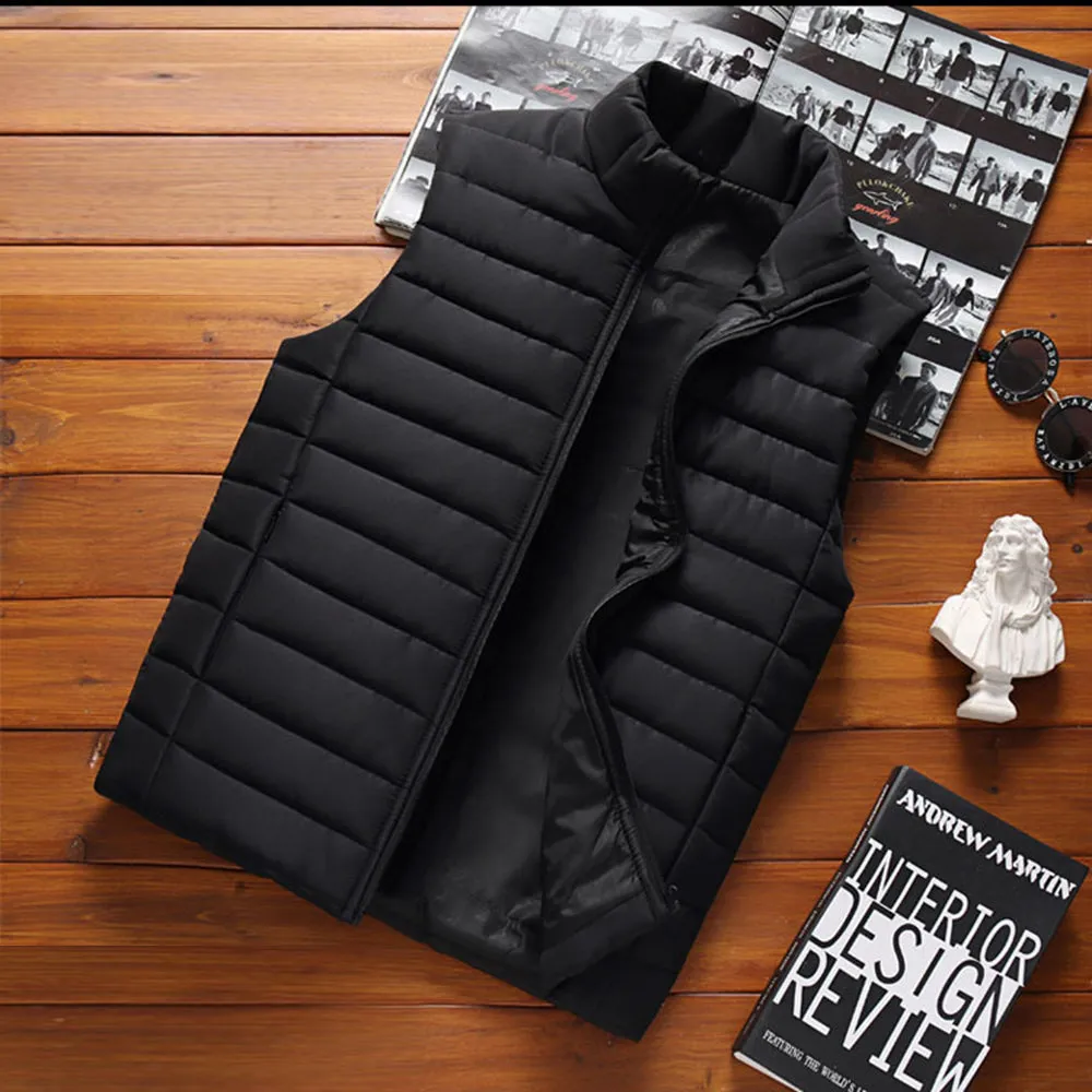 Xituodai Brand Clothing Vest Jacket Mens Autumn Warm Sleeveless Jacket Male Winter Casual Waistcoat Men Vest Plus Size Veste Hom