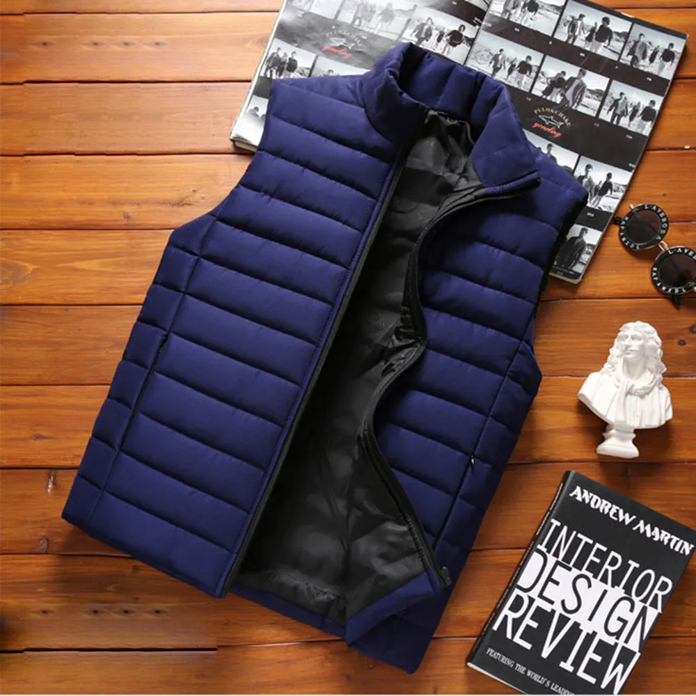 Xituodai Brand Clothing Vest Jacket Mens Autumn Warm Sleeveless Jacket Male Winter Casual Waistcoat Men Vest Plus Size Veste Hom